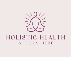 Yoga Health Fitness logo design