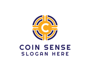 Professional Coin Technology  logo design