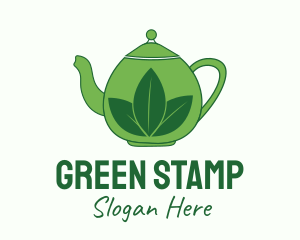 Green Tea Pot logo design