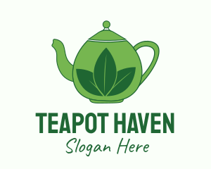 Green Tea Pot logo