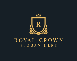 Royal Crown Shield logo design