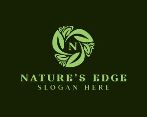 Nature Herbal Salon logo design