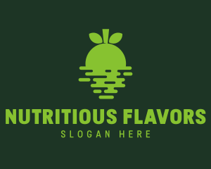 Green Fruit Sunset Horizon logo
