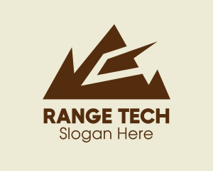 Geometric Mountain Range  logo