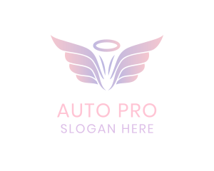 Pastel Angel Wings logo