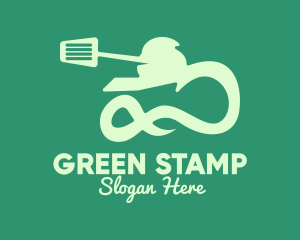 Green Spatula Tank logo design