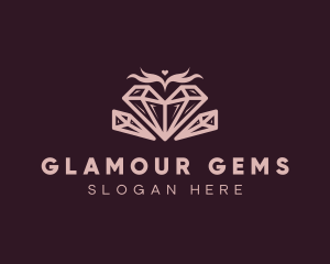 Fashion Crystal Jewel  logo design