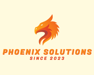 Fire Dragon Phoenix  logo design