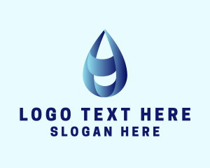 Water Droplet Refilling Station logo