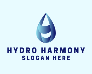 Water Droplet Refilling Station logo