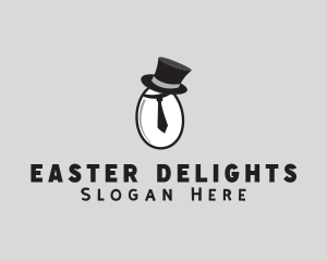 Egg Top Hat logo design