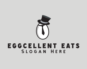 Egg Top Hat logo design