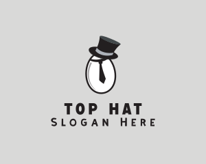 Egg Top Hat logo design