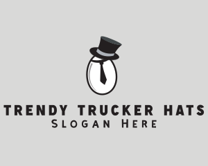 Egg Top Hat logo design