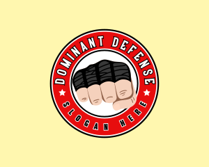 Boxing Fist Gym logo design