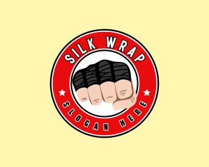 Boxing Fist Gym logo design