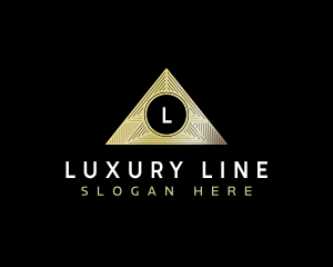 Luxury Pyramid Company logo design