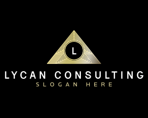 Luxury Pyramid Company logo design