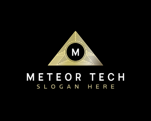 Pyramid Media Technology logo design