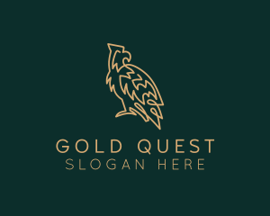 Gold Eagle Aviary logo design