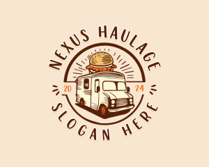 Hamburger Food Truck logo design