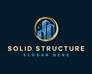 Building Structure Real Estate logo design