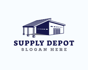 Warehouse Factory Depot logo design