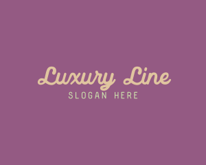 Luxury Chocolate Wordmark logo design