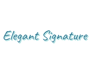 Generic Handwritten Signature logo