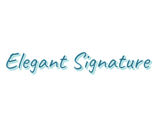 Generic Handwritten Signature logo design