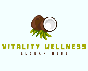 Healthy Coconut Fruit  logo