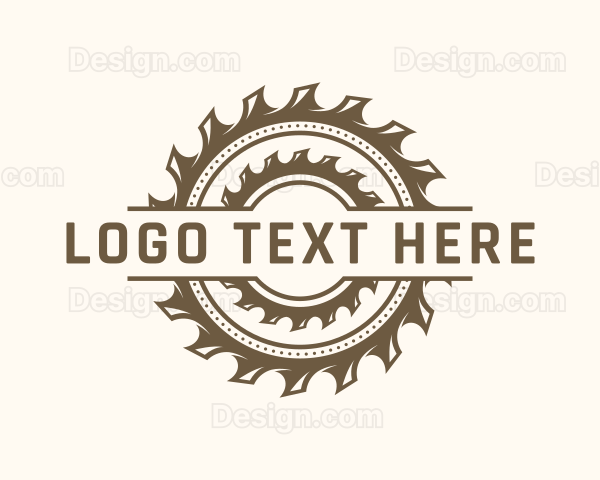 Sawmill Woodwork Handyman Logo