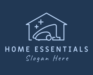 Vacuum Home Cleaning  logo design