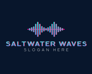 Music Sound Wave Sonic logo design