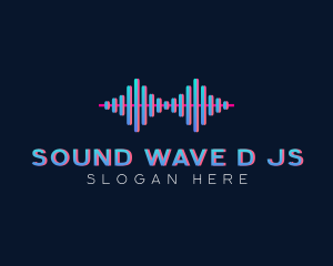 Music Sound Wave Sonic logo design