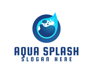 Wet Purified Liquid logo design