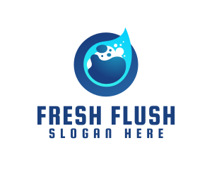 Wet Purified Liquid logo design