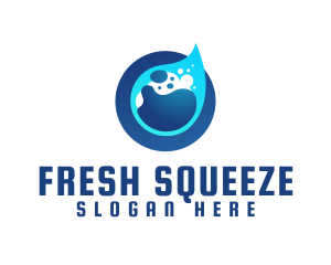 Wet Purified Liquid logo design