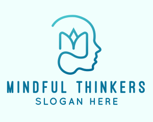 Floral Mind Mental Therapy  logo design