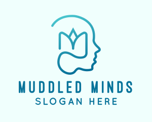 Floral Mind Mental Therapy  logo design