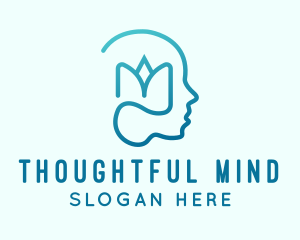 Floral Mind Mental Therapy  logo design