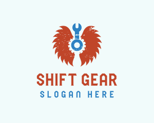 Gear Wrench Garage logo design