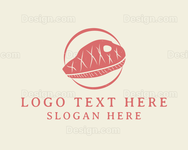 Red Grilled Steak Logo