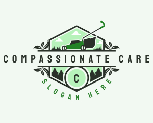 Natural Lawn Care Gardening logo design