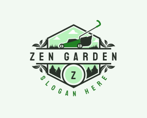 Natural Lawn Care Gardening logo design