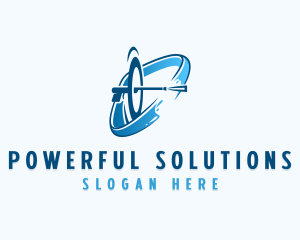 Pressure Washer Cleaner  logo design