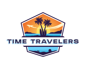 Beach Resort Travel logo design