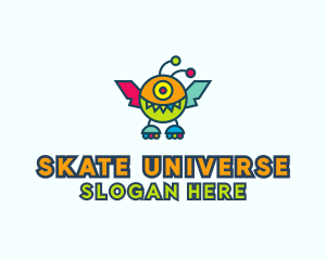 Roller Skate Monster logo design