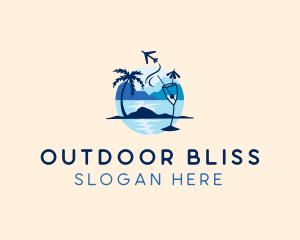 Seaside Beach Scenery logo design