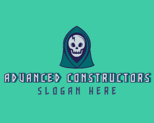 Halloween Gaming Skull logo design